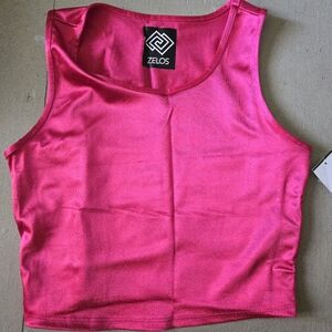 Zelos Fushia Woman's Crop Top, Small